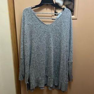 Long sleeve tunic sweater